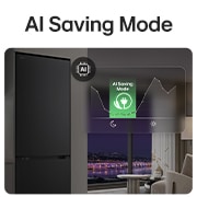 LG Réfrigérateur combiné Noir | Nature FRESH™ | DoorCooling+™ | LinearCooling+™ | LG BE, front open, GBBS322BEV, thumbnail 5