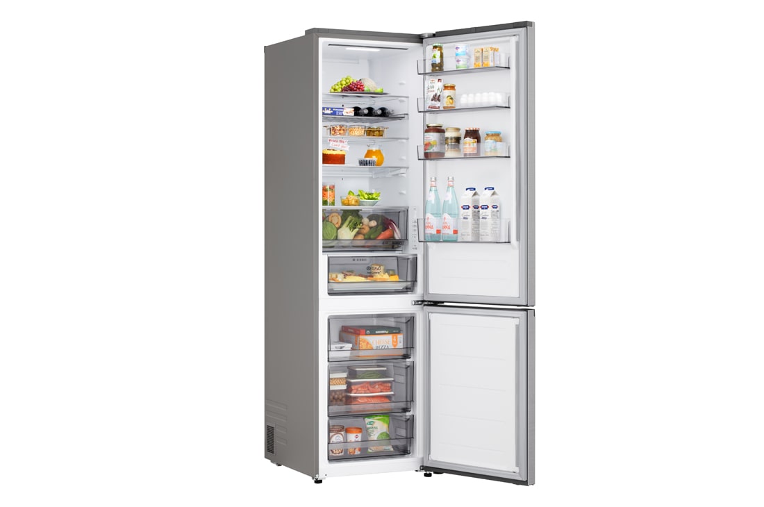 LG Réfrigérateur combiné  | Nature FRESH™ | DoorCooling+™ | LinearCooling+™ | LG BE, left side open, GBBS322APY, thumbnail 7