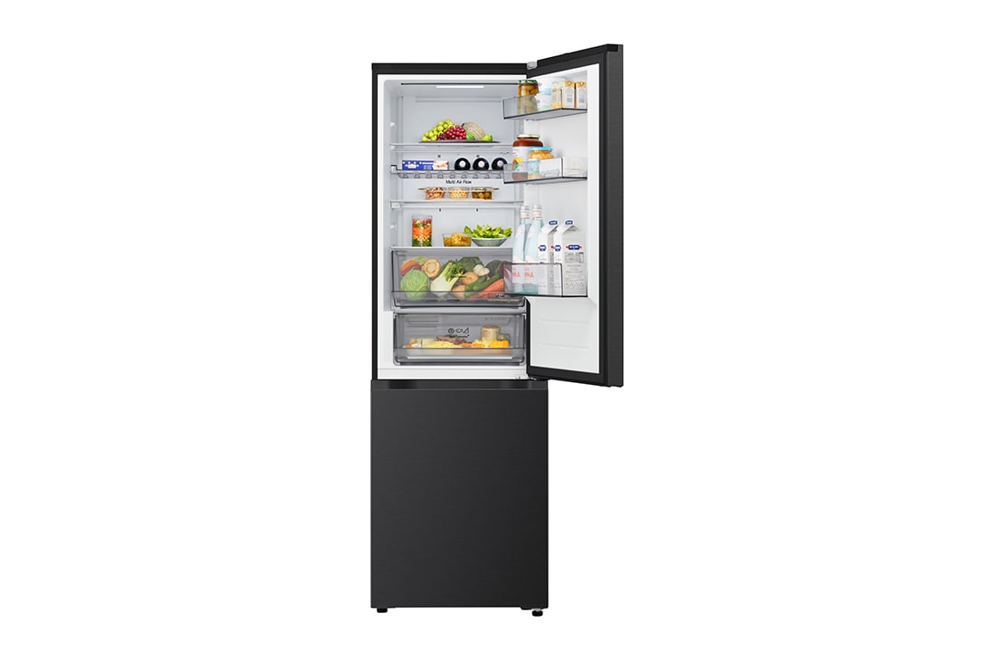 LG Réfrigérateur combiné Noir | Nature FRESH™ | DoorCooling+™ | LinearCooling+™ | LG BE, Upper view of LG fridge freezer , GBBS312AEV, thumbnail 7