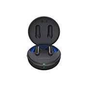 LG TONE Free DFP9 – Plug and Wireless, Écouteurs Bluetooth UVnano True Wireless, Une vue de dessus du socle s’affiche avec un éclairage d'ambiance allumé., TONE-DFP9, thumbnail 3