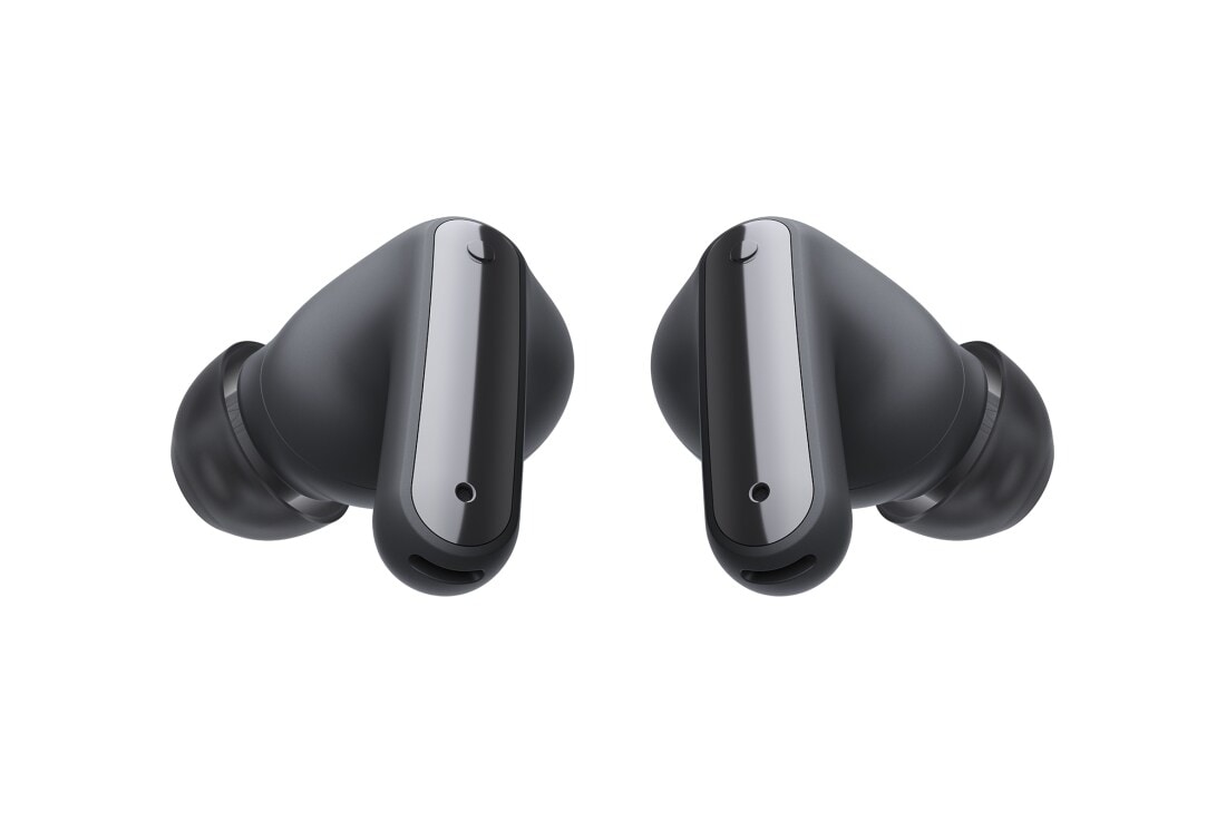 LG TONE Free DFP8 –Active Noise Cancellation amélioré, Écouteurs Bluetooth True Wireless, Une vue arrière à 45&nbsp;degrés en contre-plongée de deux écouteurs., TONE-DFP8, thumbnail 8
