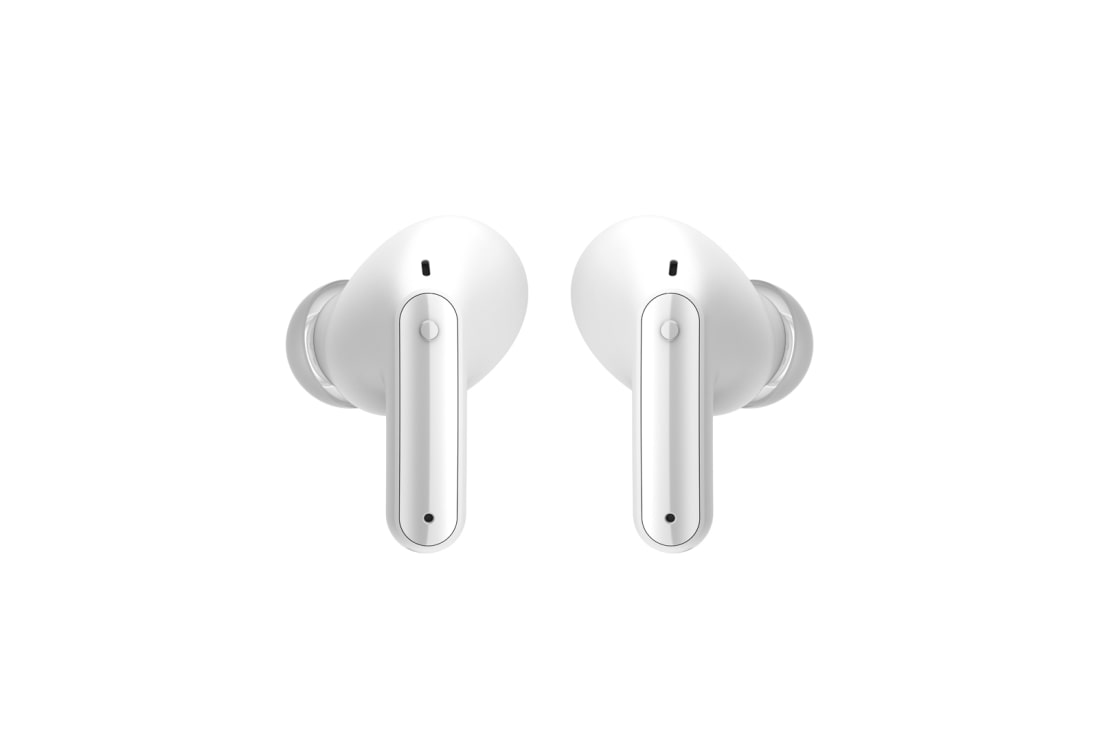 LG TONE Free DFP9W – Plug and Wireless, Écouteurs Bluetooth UVnano True Wireless, Une vue arrière de deux embouts d’écouteurs l’un face à l’autre., TONE-DFP9W, thumbnail 4