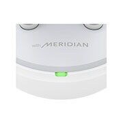 LG TONE Free DFP5W – Active Noise Cancellation amélioré, Écouteurs Bluetooth True Wireless, La partie avant du socle est en gros plan et l'éclairage de charge est allumé., TONE-DFP5W, thumbnail 10