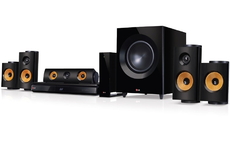 LG Home-cinéma Blu-ray 3D Smart avec enceintes en fibre d'aramide, BH7240BW