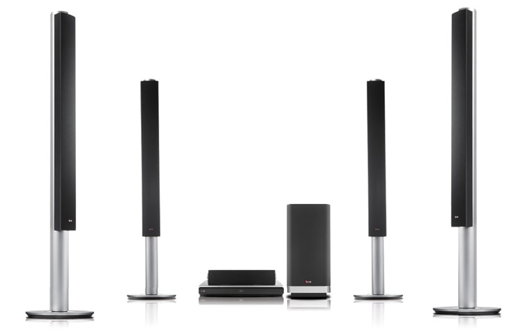 LG Smart 3D Blu-ray 9.1 canaux Système Home Cinéma | LG Smart | Wi-Fi intégré | 1100W | télécommande LG | HDMI | DivX | Full HD upscaling pour les DVD, BH9540TW