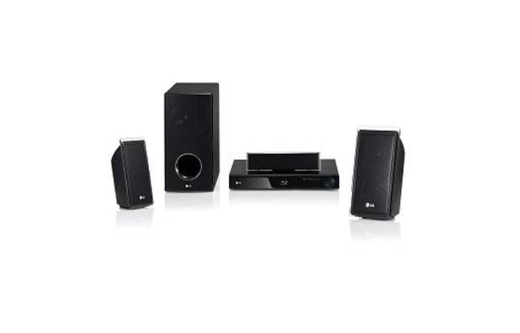 LG 2.1 WiFi Multimedia Blu-Ray Home Cinema système avec Wi-Fi, DLNA, USB2.0 et USB-plus., HB600