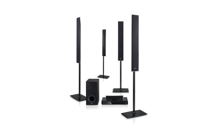 LG 5.1 Blu-Ray Home cinema avec Netcast, Wi-Fi, DLNA, USB plus, USB 2.0 et Simplink, HB965TZ