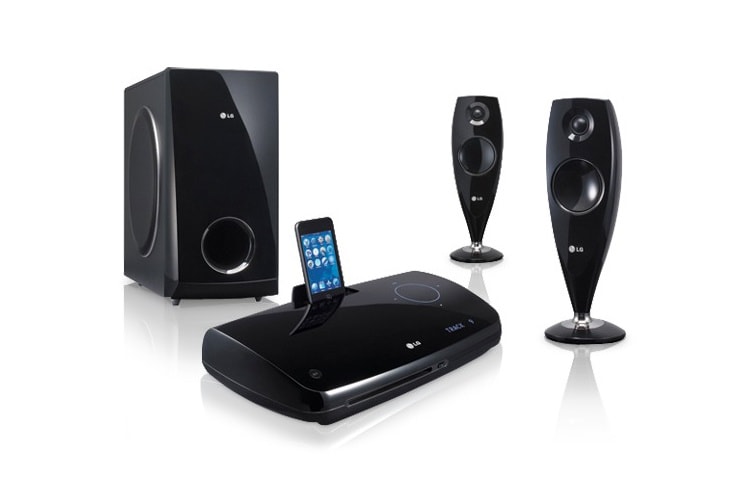 LG 2.1 Système DVD de home cinema avec iDock, HT33S, thumbnail 2