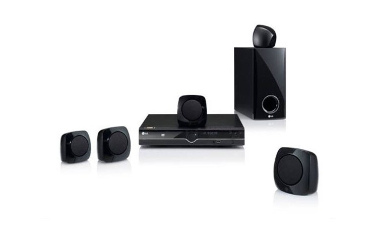 LG 5.1 DVD Home Theater système avec Quickstart, DLNA et USB 2.0, HT355SD