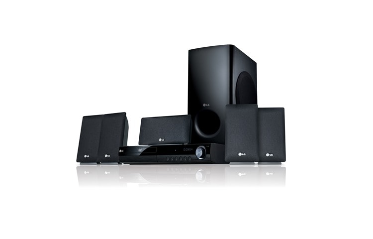 LG 5.1 Home Cinema Système avec Ez Setup, 1080p up-scaling pour DVD's et LG Sound Gallery, HT805SH, thumbnail 2