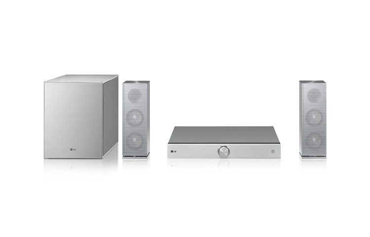 LG 2.1Ch Smart 3D Blu-ray Home Cinema | Aluminium Metal Finish | 560W | Cinema 3D Sound | LG Smart | Wi-Fi built-inLe design innovant et élégant améliore tous les décors et garantit une expérien, HX922