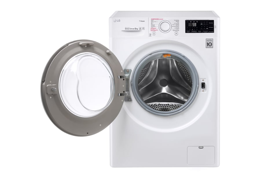 LG Économique, silencieux et durable grâce au moteur direct drive, A+++ (-30%), fonction Steam, Le meilleur soin avec 6 motion, 10 ans de garanties sur le moteur DD, FH4J6TS8, thumbnail 2