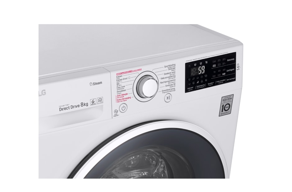 LG Économique, silencieux et durable grâce au moteur direct drive, A+++ (-30%), fonction Steam, Le meilleur soin avec 6 motion, 10 ans de garanties sur le moteur DD, FH4J6TS8, thumbnail 4