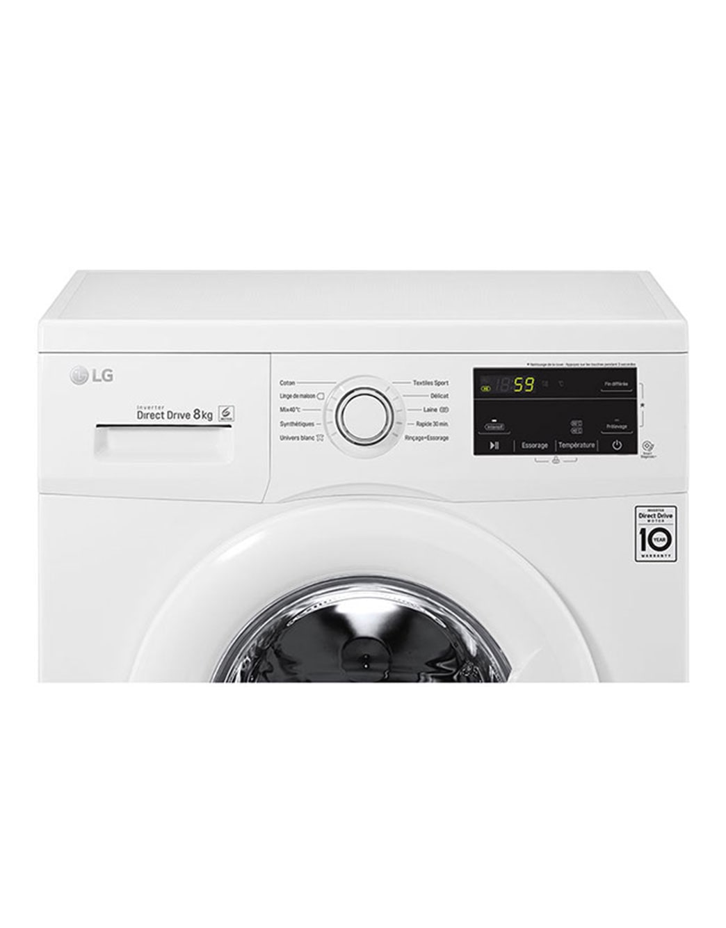 LG Lave-linge 8 KG | 6 Motion Direct Drive™ | A+++(-30%) | Smart ...