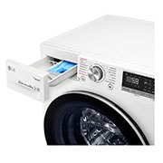 LG Lavage en 59 minutes avec TurboWash | Moteur intelligent reconnaît votre linge | D  | 9 kg | Moins d’allergènes grâce à la vapeur, F4WN709S1, thumbnail 5