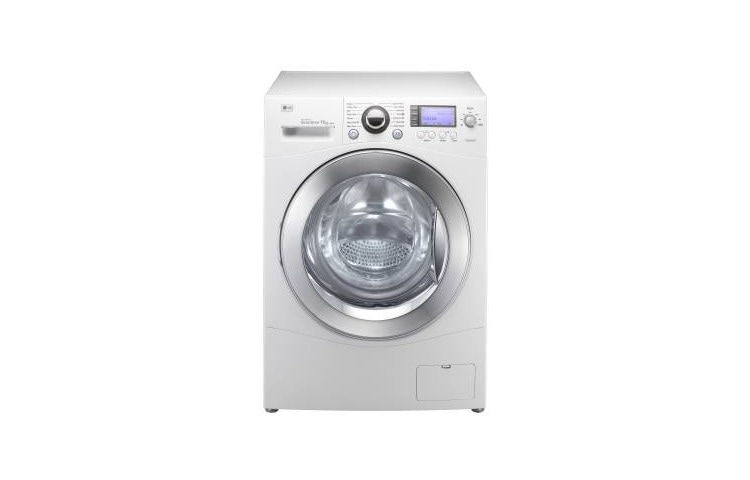 LG 11KG: Grande capacité en format standard, un lavage. 6Motion, efficacité de lavage / essorage A, Moteur Direct Drive, un lavage et un essorage silencieux, 10 ans de Garantie, DD1411BWM