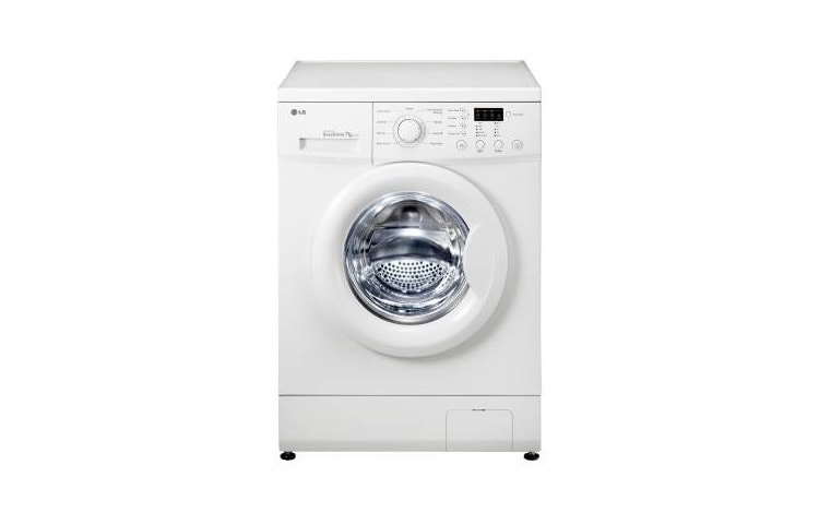 LG 7KG, classe énérgetique A+, efficacité de lavage / essorage A, Moteur Direct Drive, un lavage et un essorage silencieux, 10 ans Garantie, DD147MWWB