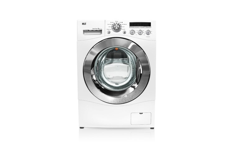 LG 8KG, un lavage économique (A-20%), efficacité de lavage / essorage A, Moteur Direct Drive, un lavage et un essorage silencieux, 10 ans Garantie, DD148P2WM, thumbnail 2