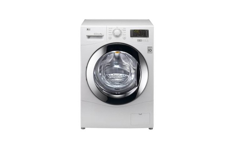 LG 8kg, 6Motion, A +++, éfficacité de lavage A, efficacité d'essorage A, standby power zero, couleur porte chrome, grand linge/couette(s), lavage et essorage silencieux, F1448TDP3