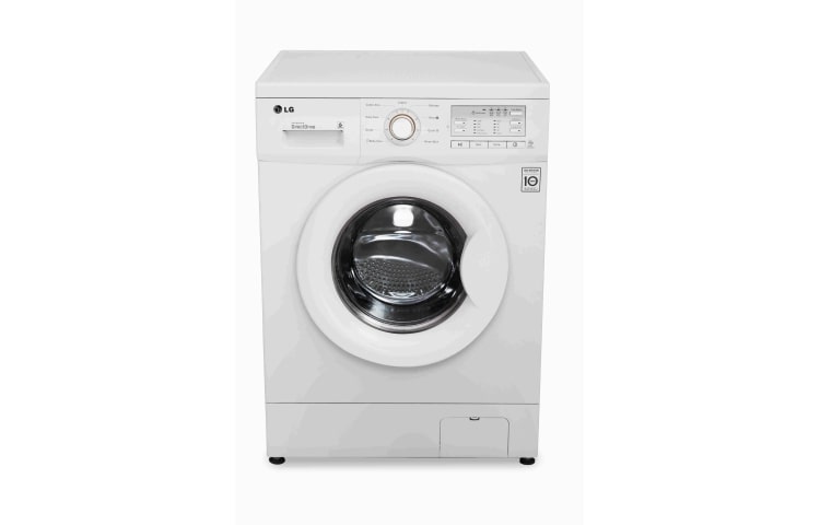 LG 7kg, 6motion, classe à laver a, classe centrifuge a, pas de consommation d'énergie en standby, un lavage et un essorage silencieux, F147W2DB, thumbnail 2