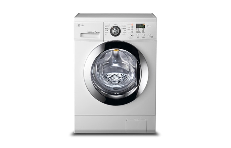 LG 7KG, un lavage économique ++, efficacité de lavage / essorage A, Moteur Direct Drive, un lavage et un essorage silencieux, 10 ans de Garantie, F1489QDB