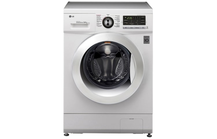 LG Lavage 8kg, Sechage 4kg, 4kg drogen, le meilleur soin avec 6 motion, économique, silencieux et durable grâce au moteur direct drive,  Grande porte, F1496AD1