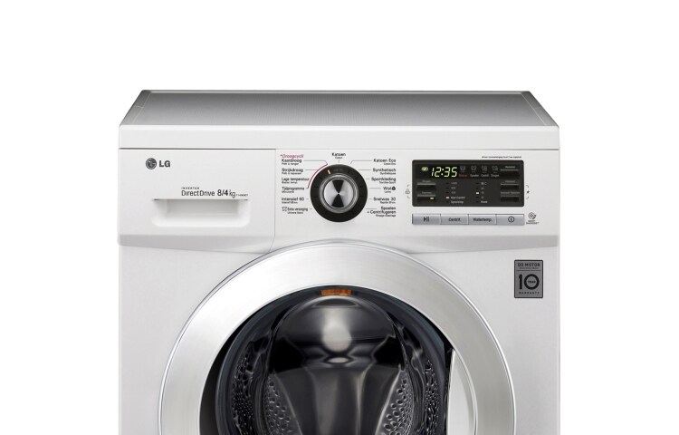 LG Lavage 8kg, Sechage 4kg, 4kg drogen, le meilleur soin avec 6 motion, économique, silencieux et durable grâce au moteur direct drive,  Grande porte, F1496AD1, thumbnail 2