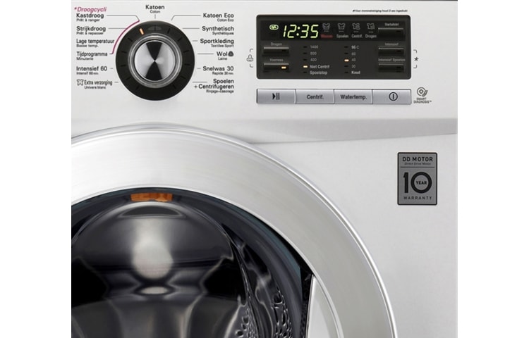 LG Lavage 8kg, Sechage 4kg, 4kg drogen, le meilleur soin avec 6 motion, économique, silencieux et durable grâce au moteur direct drive,  Grande porte, F1496AD1, thumbnail 3