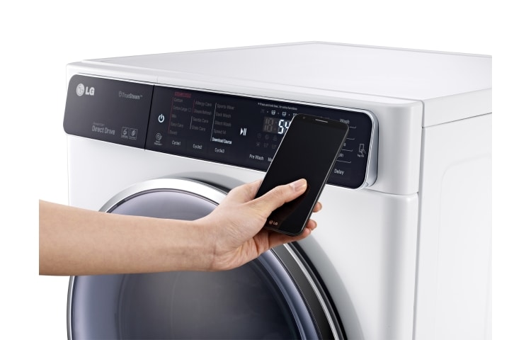 LG Lave-Linge 10kg | TurboWash™ | 6 Motion Direct Drive | Finitions chromées | Smart NFC Tag On, F14U1JBS2, thumbnail 9