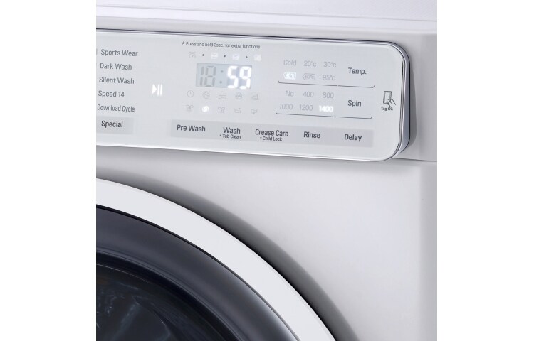 LG Lave-Linge 7kg | 6 Motion Direct Drive | Smart NFC Tag On, F14U1QCN2, thumbnail 2