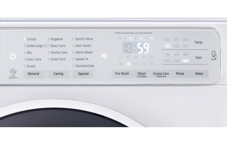 LG Lave-Linge 7kg | 6 Motion Direct Drive | Smart NFC Tag On, F14U1QCN2, thumbnail 4