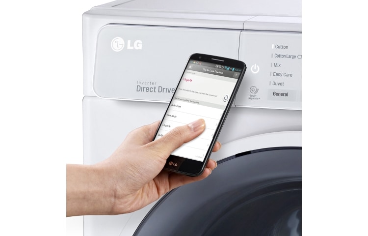 LG Lave-Linge 8kg | 6 Motion Direct Drive | Smart NFC Tag On, F14U1TCN2, thumbnail 3