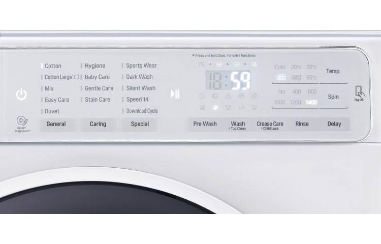 LG Lave-Linge 8kg | 6 Motion Direct Drive | Smart NFC Tag On, F14U1TCN2, thumbnail 4