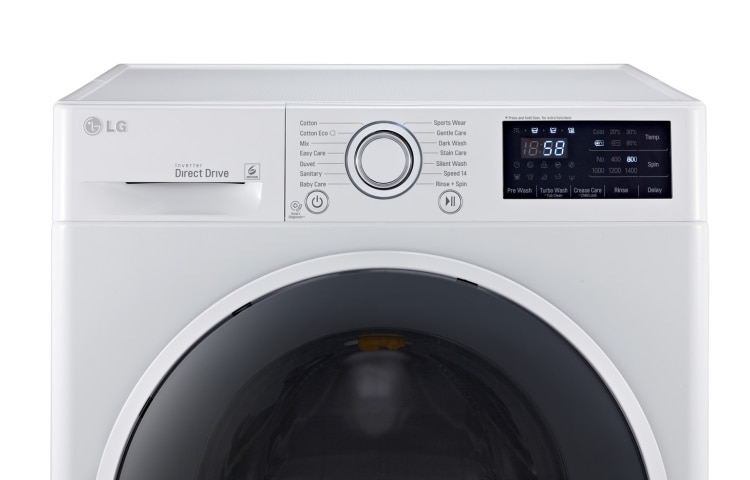 LG Lave-Linge 8kg | TurboWash™ | 6 Motion Direct Drive | Smart NFC Tag On, F14U2TDN0, thumbnail 3