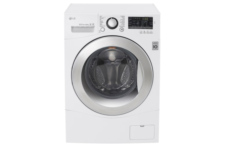 LG Lave-Linge 7kg | TurboWash™ | 6 Motion Direct Drive | Finitions chromées | Smart NFC Tag On, FH47T