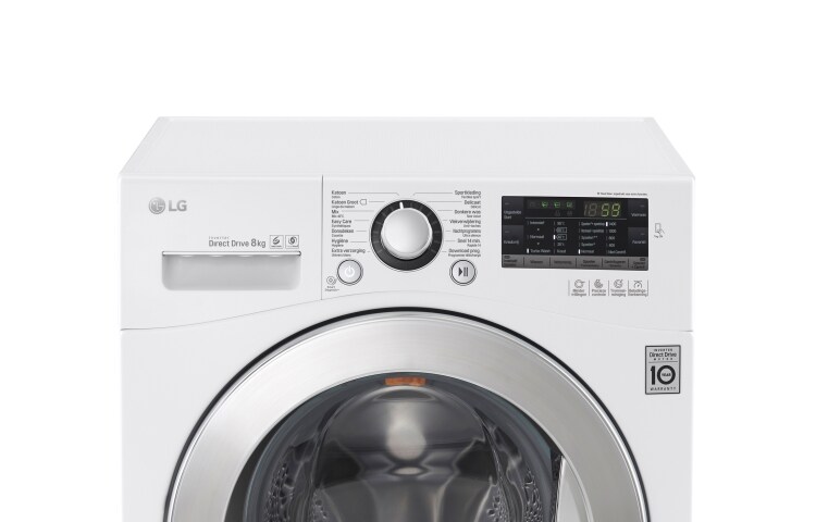 LG Lave-Linge 7kg | TurboWash™ | 6 Motion Direct Drive | Finitions chromées | Smart NFC Tag On, FH47T, thumbnail 2