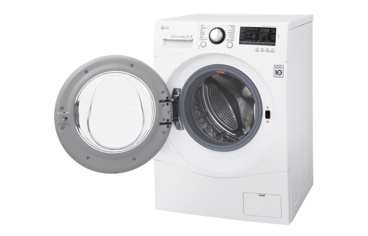 LG Lave-Linge 7kg | TurboWash™ | 6 Motion Direct Drive | Finitions chromées | Smart NFC Tag On, FH47T, thumbnail 4