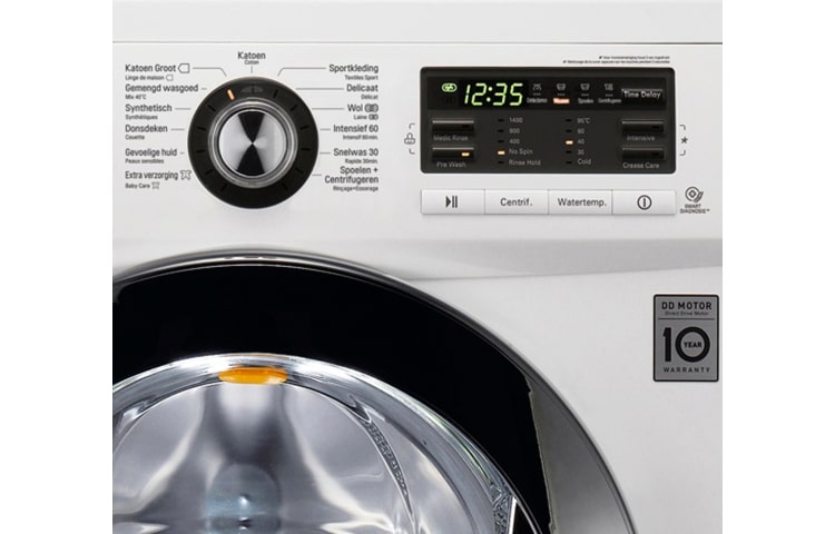 LG Lave-Linge 7kg | 6 Motion Direct Drive | Smart NFC Tag On | Classe Énergétique A+++ (-30%), FH496QDA3, thumbnail 4