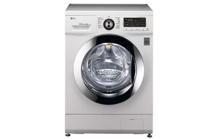 LG Lave-Linge 8kg | 6 Motion Direct Drive | Smart NFC Tag On, FH496TDA3