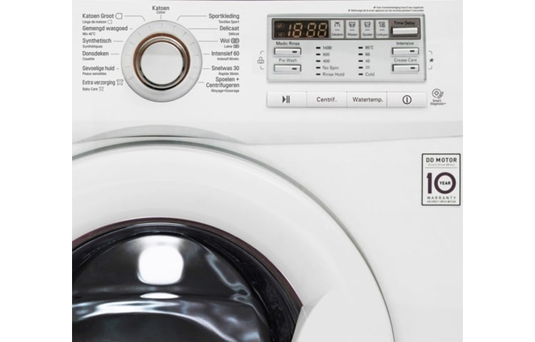 LG Lave-Linge 8kg | TurboWash™ | 6 Motion Direct Drive | Finitions blanc, FH4B8TDA, thumbnail 4