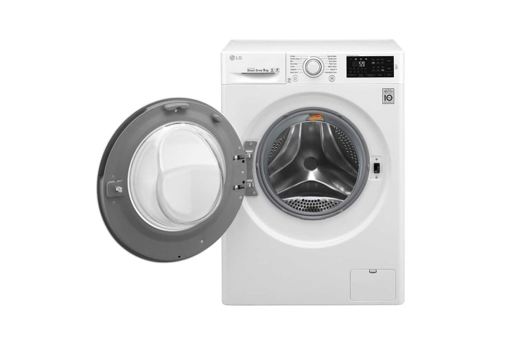LG Lave-Linge 9kg | TurboWash™ | Le meilleur soin avec 6 Motion | Le lavage en 59 minutes avec TurboWash | 10 ans de garantie sur le moteur Direct Drive, FH4U2SMD9, thumbnail 4