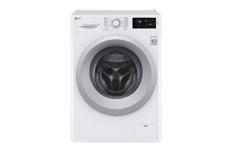 LG Lave-linge 8KG, A+++ (-30%), 6 Motion Direct Drive, 10 ans de garanties  sur le moteur DD