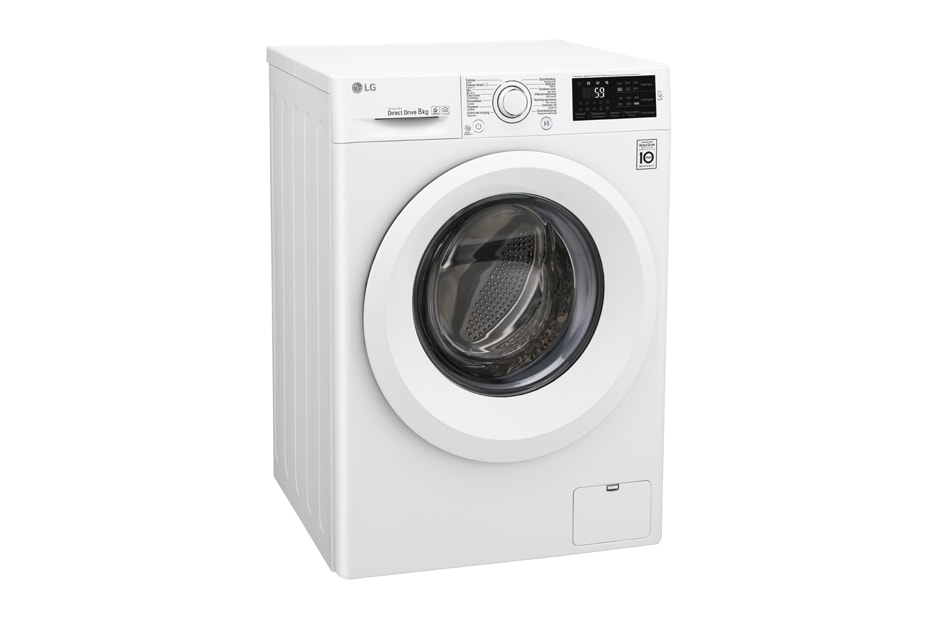 LG Économique, silencieux et durable grâce au moteur direct drive, Lave-linge 8KG, Le meilleur soin avec 6 motion, 10 ans de garanties sur le moteur DD., F4J5TN3W, thumbnail 5
