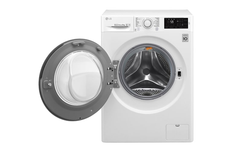LG Économique, silencieux et durable grâce au moteur direct drive, Lave-linge 8KG, Le meilleur soin avec 6 motion, 10 ans de garanties sur le moteur DD., F4J5TN3W, thumbnail 2