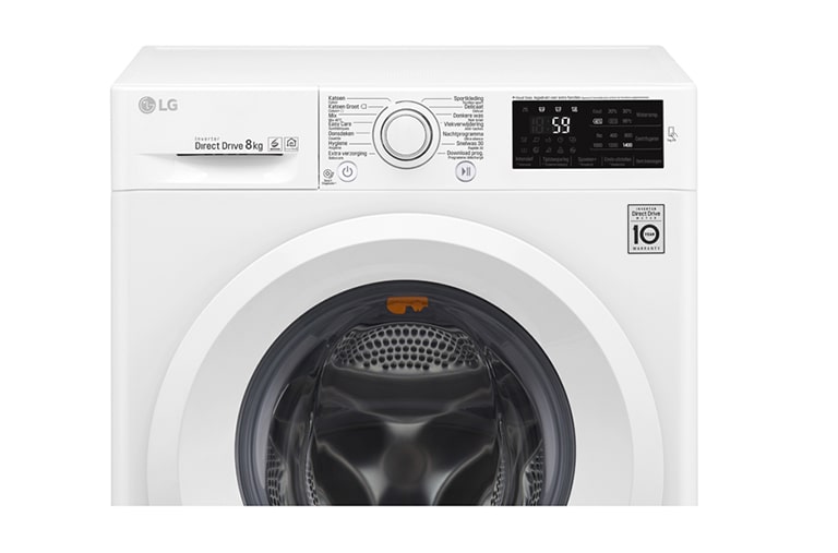 LG Économique, silencieux et durable grâce au moteur direct drive, Lave-linge 8KG, Le meilleur soin avec 6 motion, 10 ans de garanties sur le moteur DD., F4J5TN3W, thumbnail 3