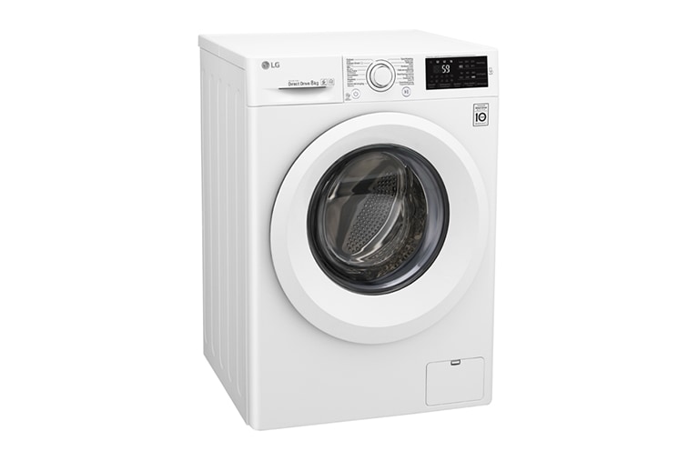 LG Économique, silencieux et durable grâce au moteur direct drive, Lave-linge 8KG, Le meilleur soin avec 6 motion, 10 ans de garanties sur le moteur DD., F4J5TN3W, thumbnail 5
