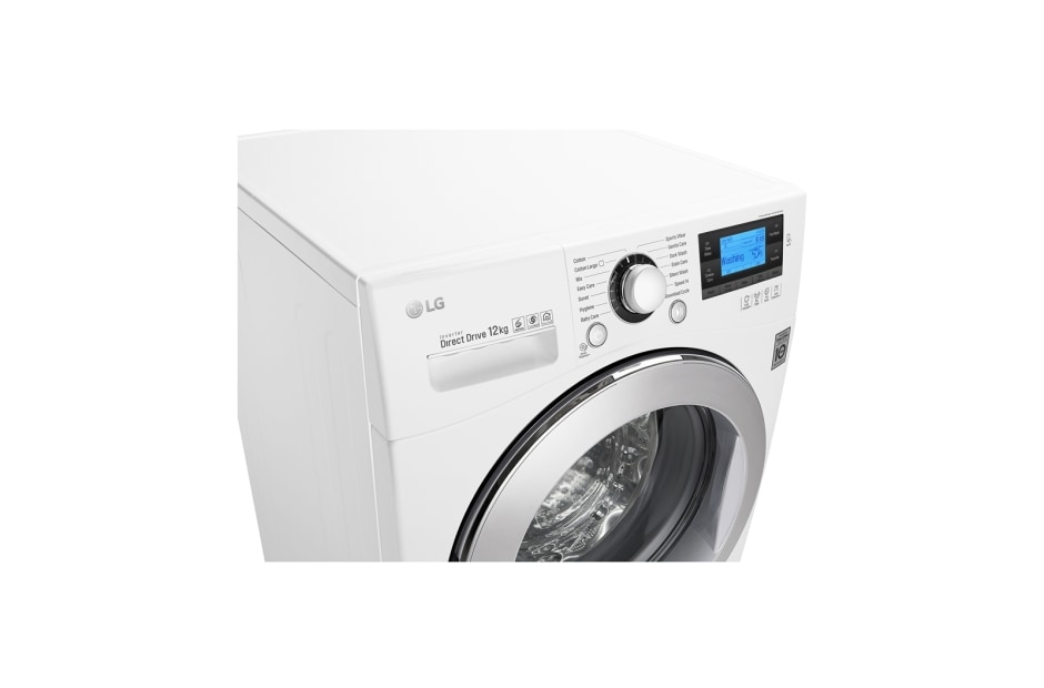 LG Lave-linge grande capacité de 12KG, Le meilleur soin avec 6 Motion | Économique, silencieux et durable grâce au moteur direct drive| 10 ans de garantie sur le moteur Direct Drive, F1412KG, thumbnail 4