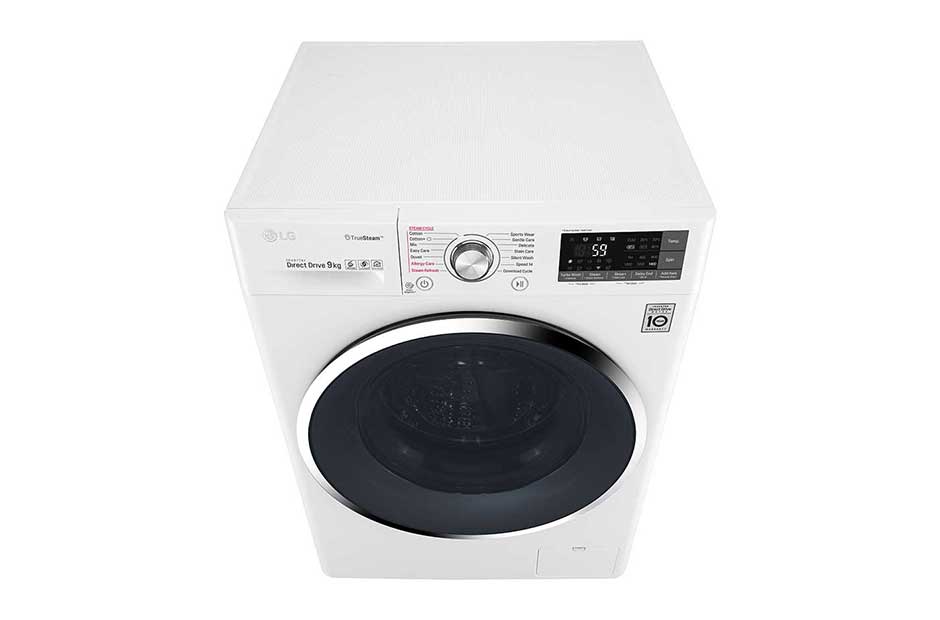 LG Économique, silencieux et durable grâce au moteur direct drive , Lave-linge 9KG, fonction Steam, le meilleur soin avec 6 Motion, 10 ans de garanties sur le moteur DD, F4J8VS2W, thumbnail 9