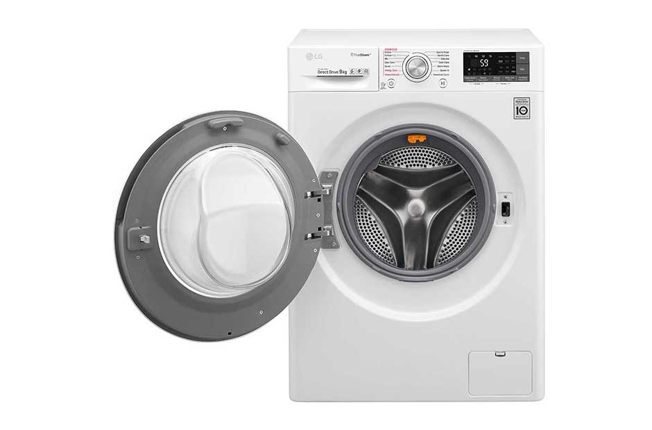 LG Économique, silencieux et durable grâce au moteur direct drive , Lave-linge 9KG, fonction Steam, le meilleur soin avec 6 Motion, 10 ans de garanties sur le moteur DD, F4J8VS2W, thumbnail 6