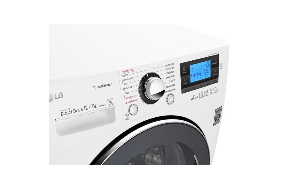 LG Lavage - séchage combiné | Fonction True Steam™ |12kg Lavage , FH612ECO, thumbnail 8
